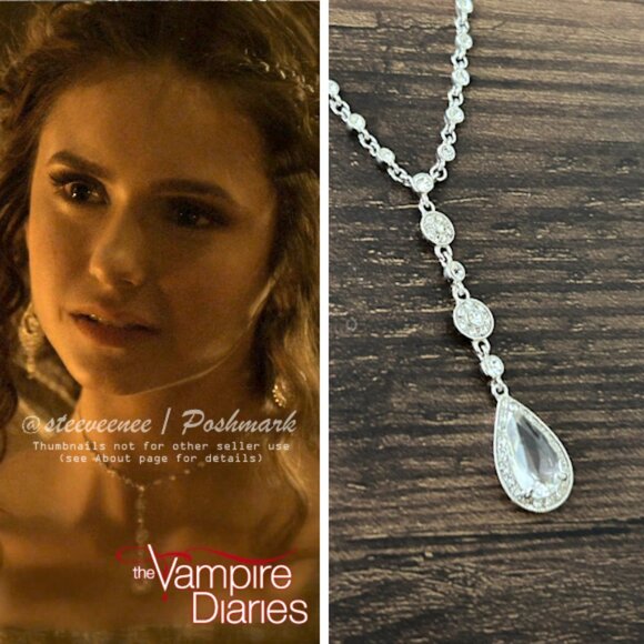 Monet Jewelry - Monet Crystal Y Drop Necklace ASO Katherine Pierce